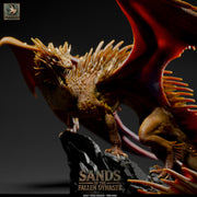 Adult Topaz Dragon Miniature | Gem Dragon Boss | 28mm to Gargantuan - Only-Games