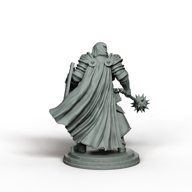 War Cleric Battle Priest, PaintedOrNot Original Design Unpainted Mini | 5 Sizes /Scales - Only-Games
