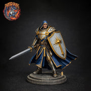 Holy Paladin Divine Judge, PaintedOrNot Original Design Unpainted Mini | 5 Sizes /Scales - Only-Games