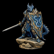 Dragonborn Paladin Miniature, Sword & Shield | PaintedOrNot Original Unpainted Mini - Only-Games
