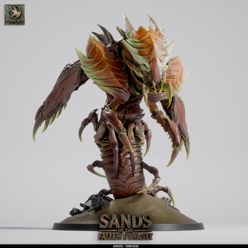 Ankheg Miniature Burrowing Monster | DnD Boss Creature | UNPAINTED Resin Pathfinder RPG - Only-Games