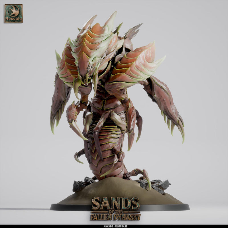 Ankheg Miniature Burrowing Monster | DnD Boss Creature | UNPAINTED Resin Pathfinder RPG - Only-Games