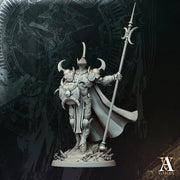 Spear Paladin Miniature | Shield Knight Fighter | UNPAINTED Resin - Only-Games