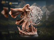 Female Sorcerer Miniature | Wizard Mage PC NPC | UNPAINTED Resin - Only-Games