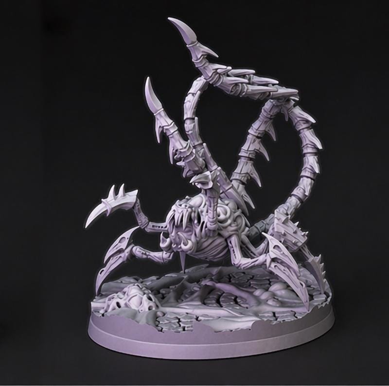 Eldritch Aberration Monster Miniature | Void Horror Boss | DnD UNPAINTED Resin - Only-Games