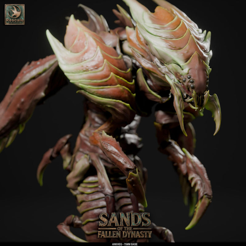 Ankheg Miniature Burrowing Monster | DnD Boss Creature | UNPAINTED Resin Pathfinder RPG - Only-Games