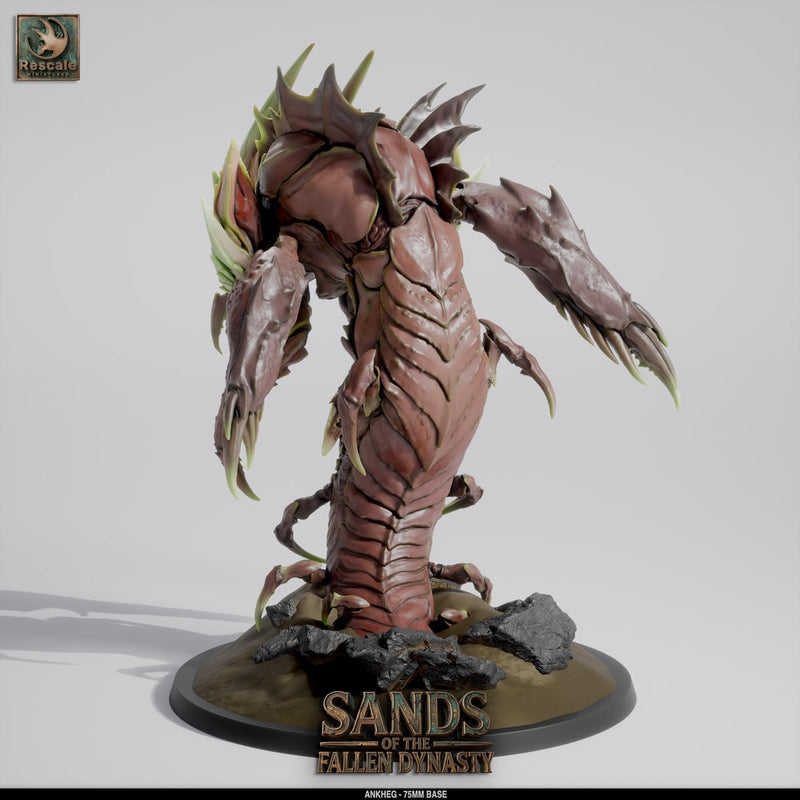 Ankheg Miniature Burrowing Monster | DnD Boss Creature | UNPAINTED Resin Pathfinder RPG - Only-Games