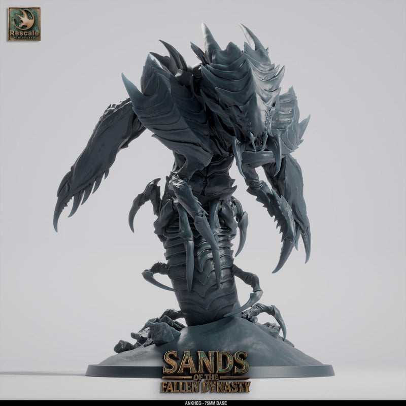 Ankheg Miniature Burrowing Monster | DnD Boss Creature | UNPAINTED Resin Pathfinder RPG - Only-Games