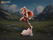 Female Elf Ranger Rogue Miniature | Demon Hunter Archer | UNPAINTED Resin - Only-Games