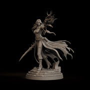 Malyra Eldritch Warlock STL | Female Tiefling Spellcaster Digital Mini for DnD 5E - Only-Games