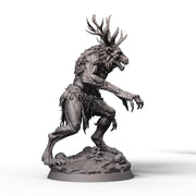 Wendigo Monster Unpainted Miniature, PaintedOrNot Original Resin Horror Boss for DnD 5E Pathfinder - Only-Games