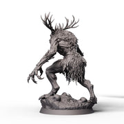 Wendigo Monster Unpainted Miniature, PaintedOrNot Original Resin Horror Boss for DnD 5E Pathfinder - Only-Games