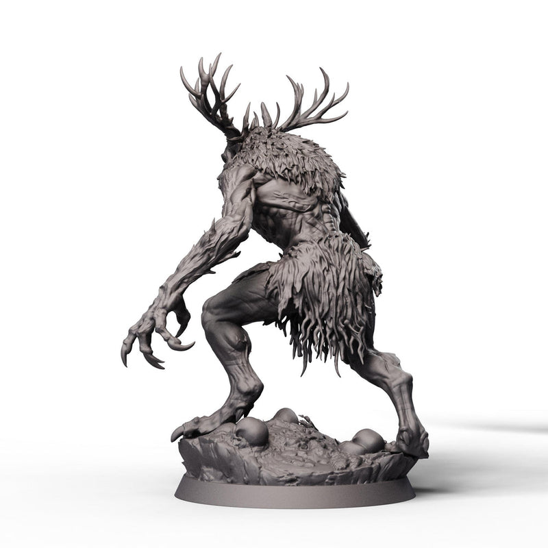 Wendigo Monster Unpainted Miniature, PaintedOrNot Original Resin Horror Boss for DnD 5E Pathfinder - Only-Games