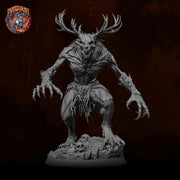 Wendigo Monster Unpainted Miniature, PaintedOrNot Original Resin Horror Boss for DnD 5E Pathfinder - Only-Games