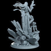 Cyber Stealth Operative Female Unpainted Mini Sci-Fi Starfinder Topless Nude NSFW - Only-Games