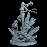 Cyber Stealth Operative Female Unpainted Mini Sci-Fi Starfinder Topless Nude NSFW - Only-Games