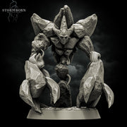 Earth Elemental Unpainted Miniature | Stone Golem Monster | Resin Boss for DnD Pathfinder - Only-Games