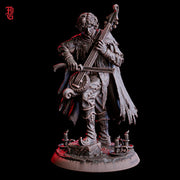 Bard Miniature | Fantasy Musician Spellcaster | UNPAINTED Resin DnD Pathfinder - Only-Games