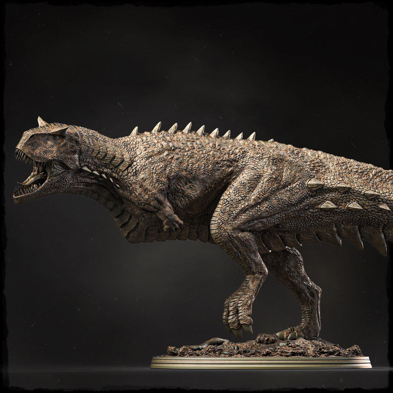 Carnotaurus Dinosaur Miniature | Prehistoric Predator Monster | UNPAINTED Resin DnD Pathfinder - Only-Games