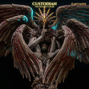 Fallen Angel Miniature | Winged Demon Boss | UNPAINTED Resin DnD Pathfinder - Only-Games