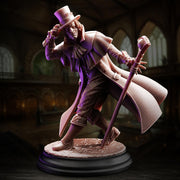 Wizard Warlock Miniature | Arcane Spellcaster NPC | UNPAINTED Resin DnD Pathfinder - Only-Games
