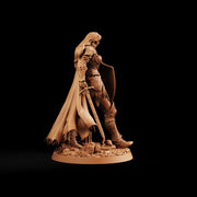 Female Paladin Miniature, Liora Sword Shield Holy Knight, PaintedOrNot Original DnD Pathfinder - Only-Games