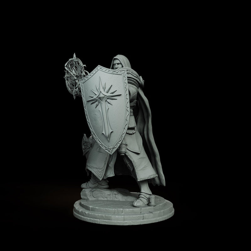 War Cleric Battle Priest Magic, PaintedOrNot Original Design Unpainted Mini | 5 Sizes /Scales - Only-Games