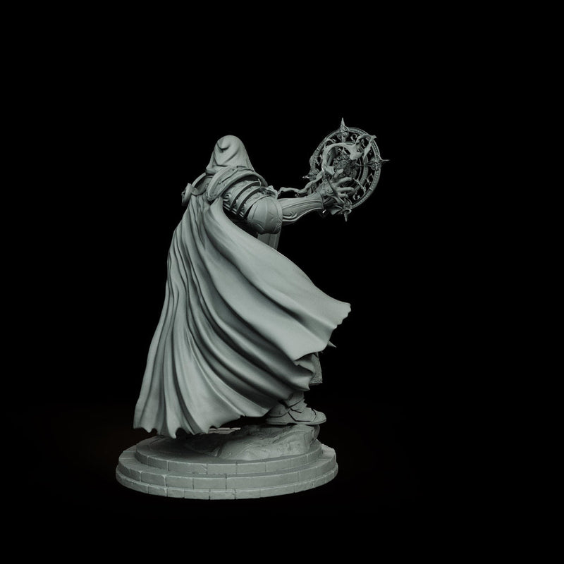 War Cleric Battle Priest Magic, PaintedOrNot Original Design Unpainted Mini | 5 Sizes /Scales - Only-Games