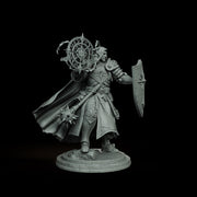 War Cleric Battle Priest Magic, PaintedOrNot Original Design Unpainted Mini | 5 Sizes /Scales - Only-Games