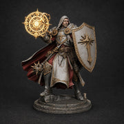 War Cleric Battle Priest Magic, PaintedOrNot Original Design Unpainted Mini | 5 Sizes /Scales - Only-Games