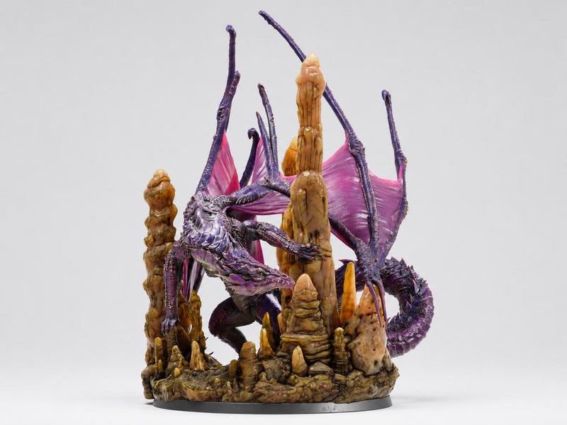Deep Dragon Miniature | Cave Dragon Boss Monster | Unpainted Resin DnD Pathfinder - Only-Games