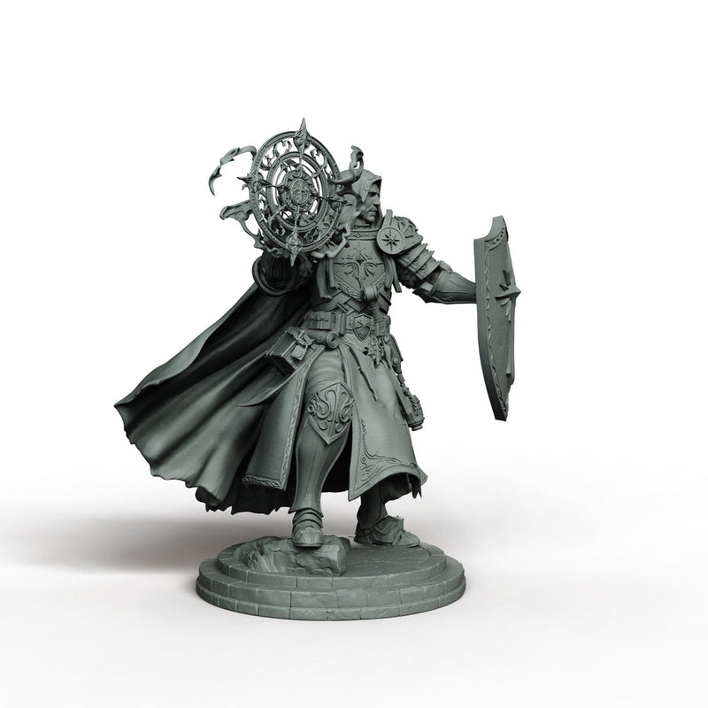 Holy Paladin Divine Judge Miniature | Corvane Magic Pose | PaintedOrNot Original Unpainted Mini | 5 Sizes - Only-Games