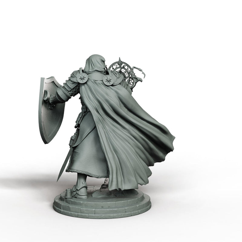 Holy Paladin Divine Judge Miniature | Corvane Magic Pose | PaintedOrNot Original Unpainted Mini | 5 Sizes - Only-Games