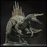 Spinosaurus Dinosaur Miniature | Prehistoric Apex Predator | Unpainted Resin DnD Pathfinder - Only-Games