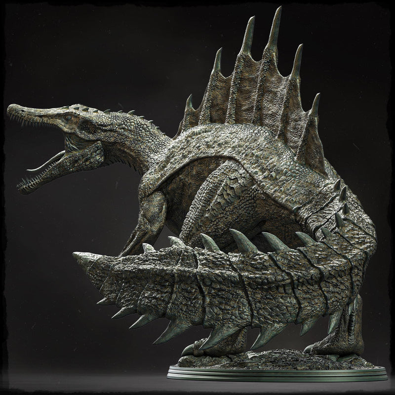 Spinosaurus Dinosaur Miniature | Prehistoric Apex Predator | Unpainted Resin DnD Pathfinder - Only-Games