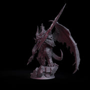 Demon Lord Miniature | Narzakar Winged Greater Demon | PaintedOrNot Original DnD 5E Pathfinder - Only-Games