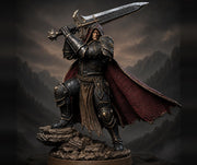 Dark Paladin Miniature | Seldravan Hooded Fallen Knight | PaintedOrNot Original DnD Pathfinder - Only-Games