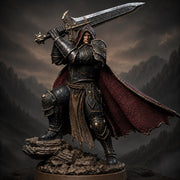 Dark Paladin Miniature | Seldravan Hooded Fallen Knight | PaintedOrNot Original DnD Pathfinder - Only-Games