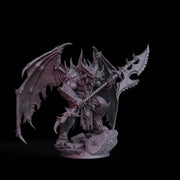 Demon Lord Miniature | Narzakar Winged Greater Demon | PaintedOrNot Original DnD 5E Pathfinder - Only-Games