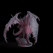 Demon Lord Miniature | Narzakar Winged Greater Demon | PaintedOrNot Original DnD 5E Pathfinder - Only-Games