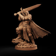 Dark Paladin Miniature | Seldravan Hooded Fallen Knight | PaintedOrNot Original DnD Pathfinder - Only-Games