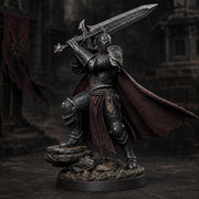 Evil Paladin Miniature | Keldavain Armored Blackguard Knight | PaintedOrNot Original DnD Pathfinder - Only-Games