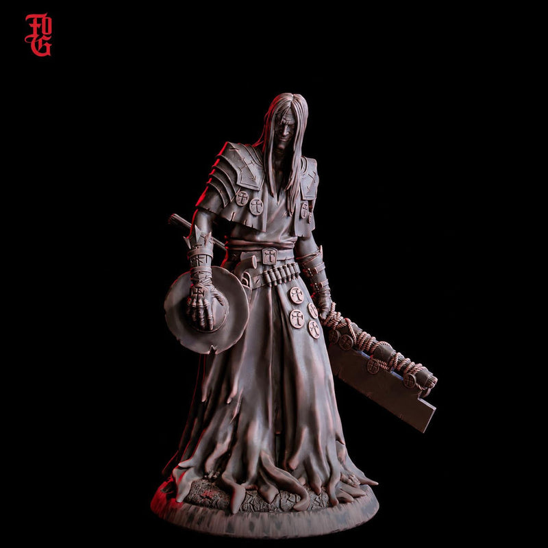 Witch Hunter Miniature | Monster Slayer Fighter Gunslinger | UNPAINTED Resin DnD 5E Pathfinder - Only-Games