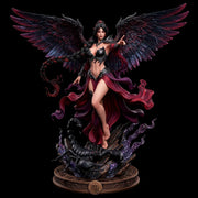 Female Scorpio Zodiac Miniature | Celestial Sorceress NSFW Topless | UNPAINTED Resin DnD Pathfinder - Only-Games