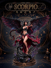 Female Scorpio Zodiac Miniature | Celestial Sorceress NSFW Topless | UNPAINTED Resin DnD Pathfinder - Only-Games