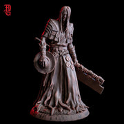 Witch Hunter Miniature | Monster Slayer Fighter Gunslinger | UNPAINTED Resin DnD 5E Pathfinder - Only-Games