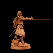 Half-Elf Swords Bard Miniature | Swashbuckler Duelist Rapier | Elaris Thorne | UNPAINTED Resin DnD 5E Pathfinder - Only-Games