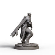 Human Fighter STL | Aldric Greatsword Warrior Digital Download | PaintedOrNot Original DnD Pathfinder - Only-Games