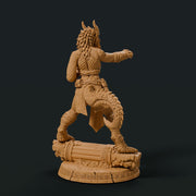Female Bronze Dragonborn Monk Miniature | Kaevrisa Open Hand Monk | UNPAINTED Resin DnD Pathfinder - Only-Games