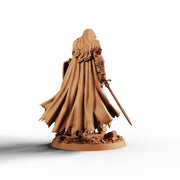 Female Paladin STL | Liora Sword Shield Holy Knight Digital Download | PaintedOrNot Original DnD Pathfinder - Only-Games